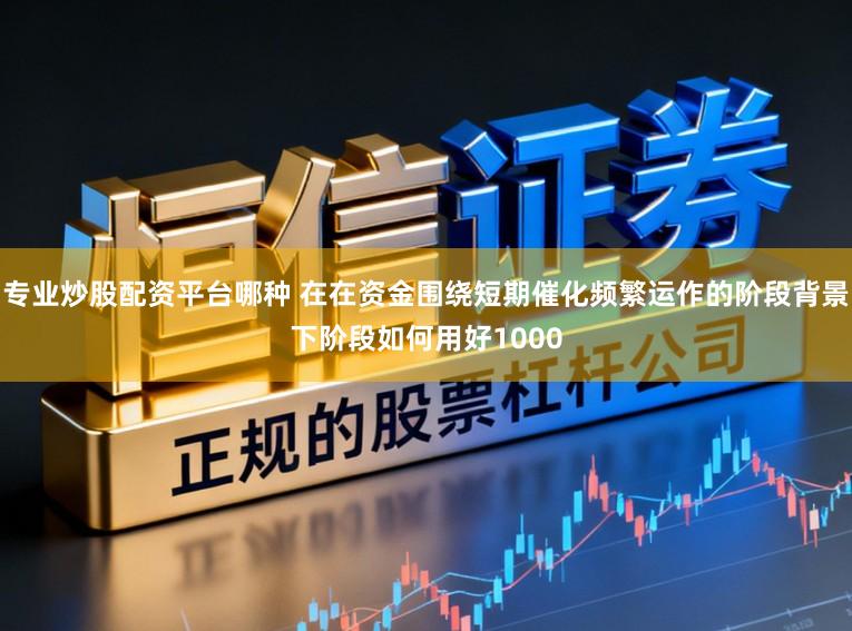 专业炒股配资平台哪种 在在资金围绕短期催化频繁运作的阶段背景下阶段如何用好1000