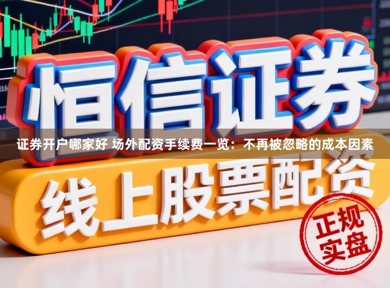 证券开户哪家好 场外配资手续费一览:不再被忽略的成本因素