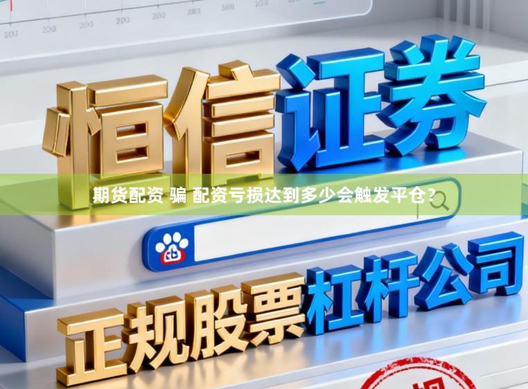 期货配资 骗 配资亏损达到多少会触发平仓？